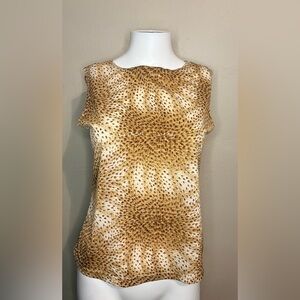 Chic Y2K leopard print blouse